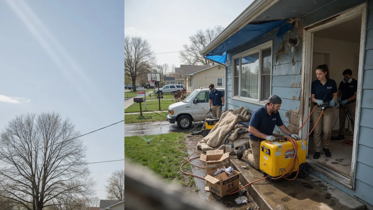 Basement Flood Cleanup in Moundsville, WV near me